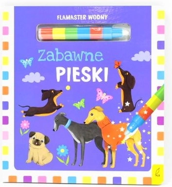 Vidám kiskutyák – vizes filctoll