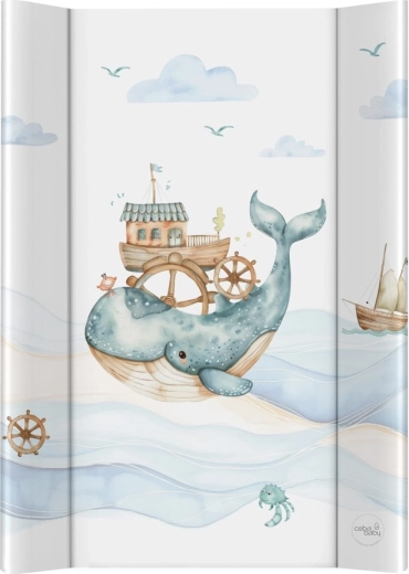 Ceba Baby pelenkázó alátét merev lappal 50 × 70 cm Ocean Adventure