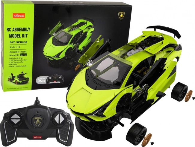 RC építőkészlet autó 1:18 Lamborghini Sian FKP 37