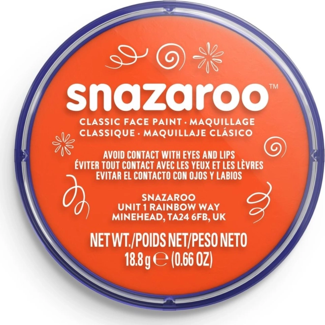 Snazaroo sötét narancssárga arcfesték 18ml