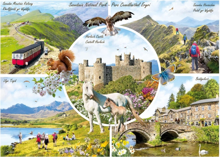 GIBSONS Snowdonia 1000 darabos puzzle