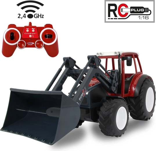 Jamara RC Lindner Geotrac traktor elülső rakodóval, 1:16, 2,4 GHz