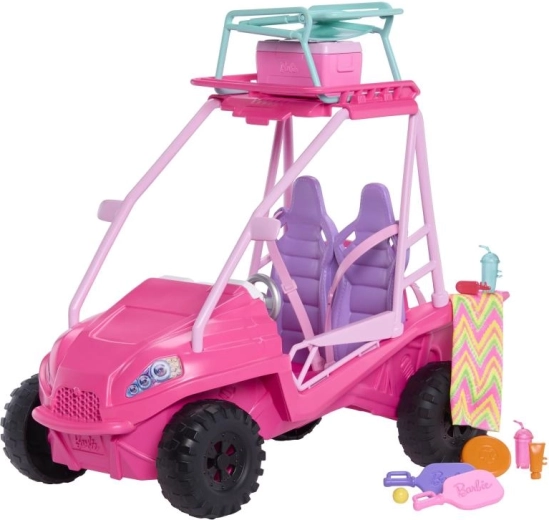 Barbie tengerparti buggy 4 babának kiegészítőkkel