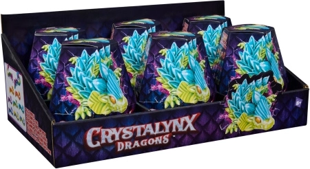 SPIN Crystalynx Dragons kis kristálysárkány dekoratív tojásban - 1 darab
