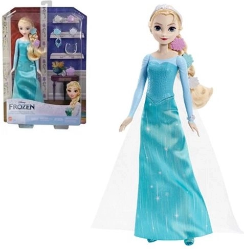 Disney Jégvarázs Elsa baba hajkiegészítőkkel