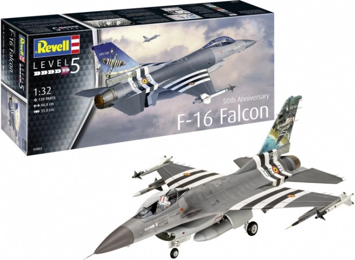 Műanyag repülőgép makett 50th Anniversary F-16 Falcon 1/32