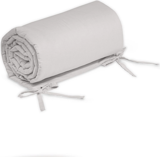 Petite&Mars Tilly Max kiságyvédő rácsvédő világosszürke 360 cm