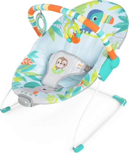 Bright Starts Rainforest Vibes vibrációs baba pihenőszék, 0–9 kg