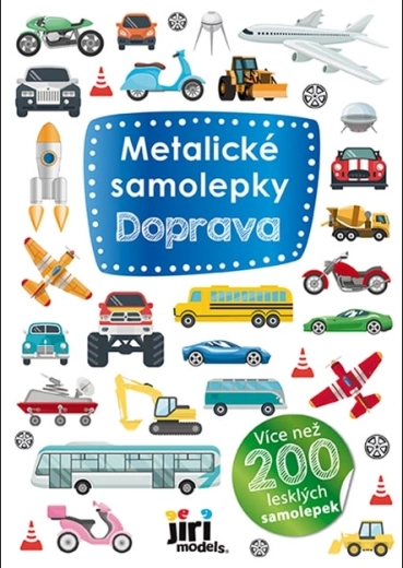 Metálfényű közlekedés témájú matricák