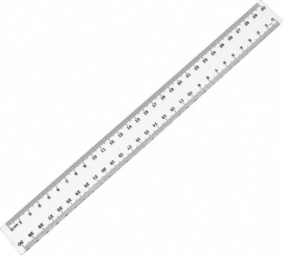 TAURUS műanyag vonalzó 30 cm - 1 db