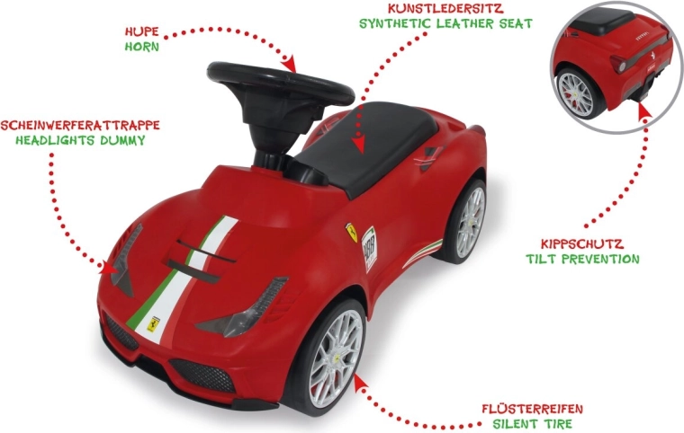 Jamara Ferrari 488 GTE piros kismotor