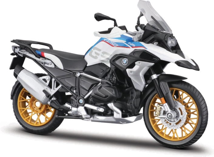Maisto BMW R 1250 GS motorkerékpár modell 1:12, állvánnyal