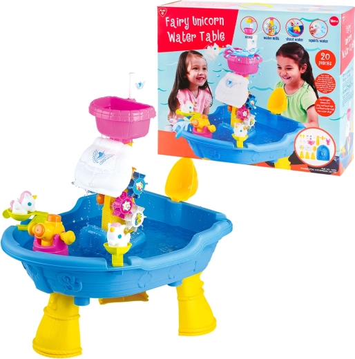 PLAYGO unikornisos vizes asztal – 20 darabos készlet