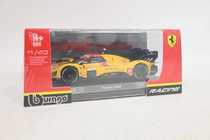 Bburago Ferrari Racing 499P #83 (Le Mans 2025) 1:43 - 1 db