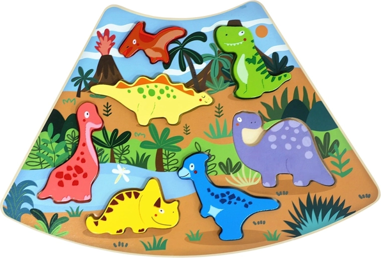 2Kids Toys Fa dinoszauruszos formaillesztő puzzle