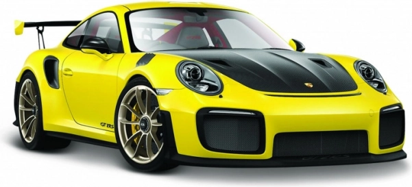 Fém modell Porsche 911 GT2 RS sárga 1:24