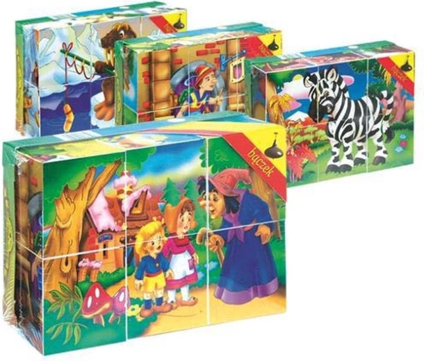 Mini képes puzzle – 6 kocka