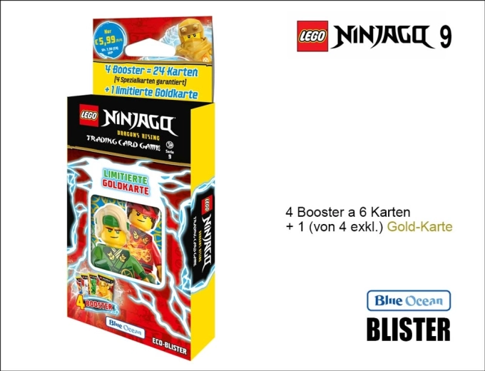 LEGO NINJAGO gyűjthető kártyák 9. sorozat – booster blister