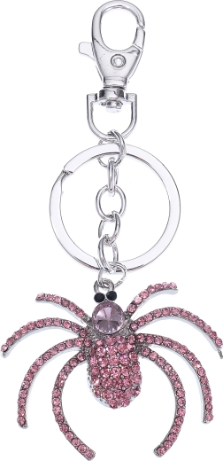 Ezüst pók alakú kulcstartó