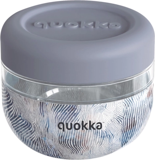 Quokka Bubble Zen szürke ételtároló doboz 500 ml - 1 db