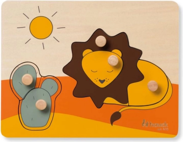 Hauck fa fogantyús kirakó – Oroszlán