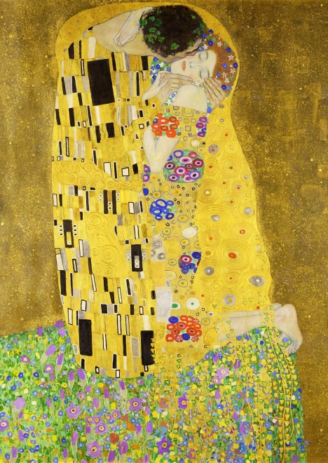 Puzzle Gustav Klimt Csók 1000 darabos