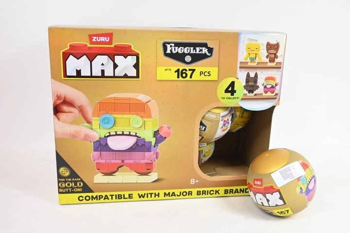 ZURU MAX-MAX Fuggler építőkészlet gömbben