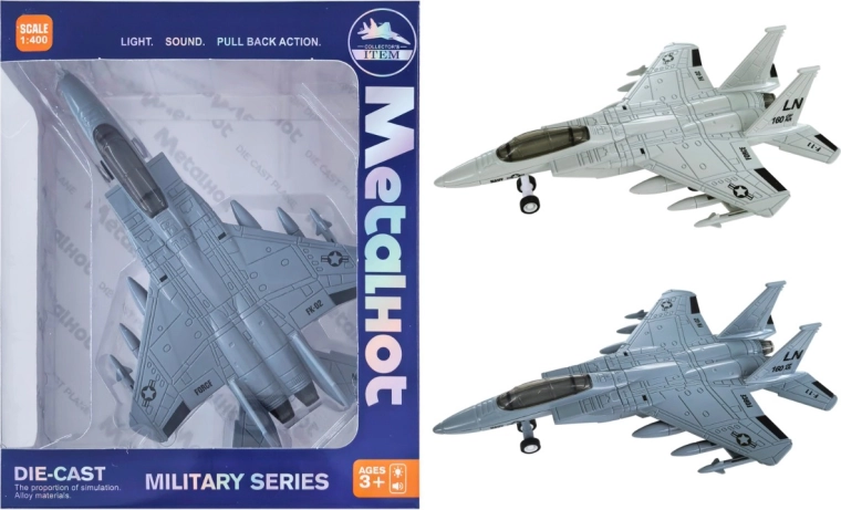 F-15 Eagle vadászrepülőgép fém modell 1:400