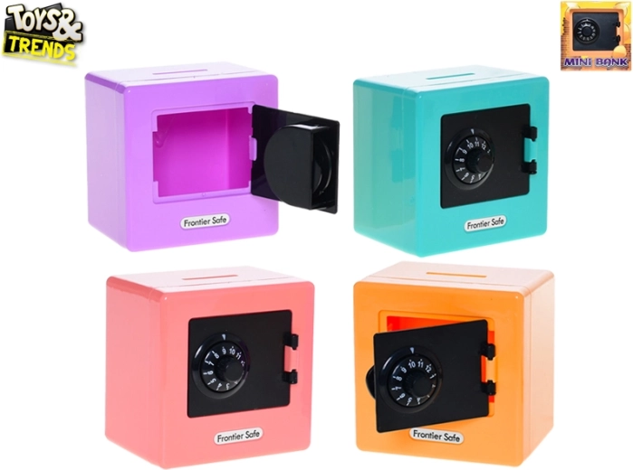 Mini persely széf formában kombinációs zárral