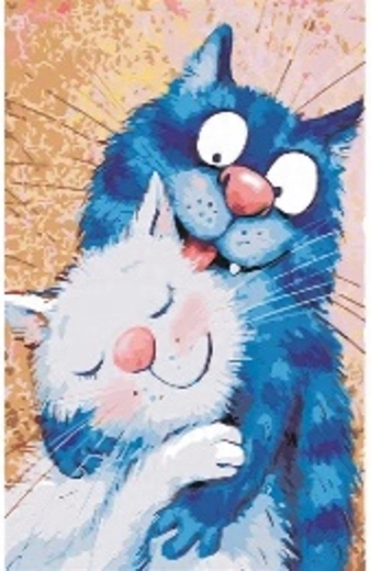 Norimpex Számfestő szerelmes macskák 40 × 50 cm