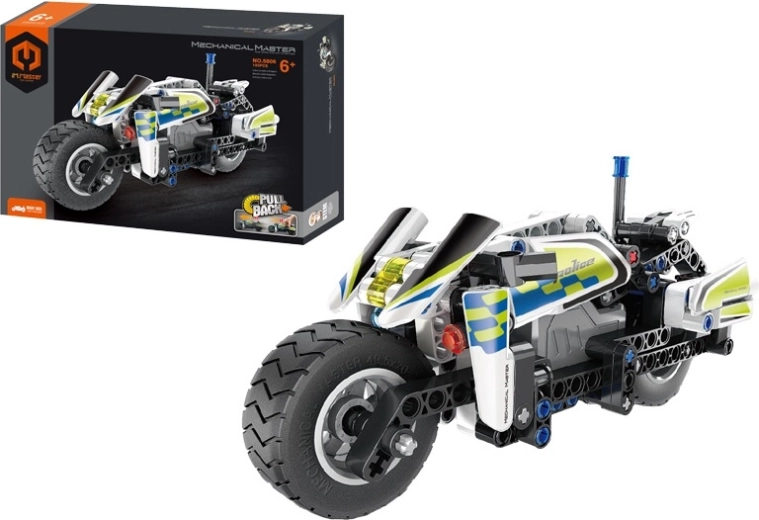 Mechanical Master építőkészlet rendőrségi motor 193 db