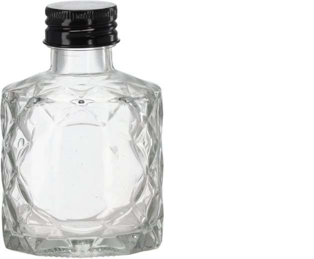 Diament 100 ml-es palack fém csavaros zárókupakkal (28 mm)