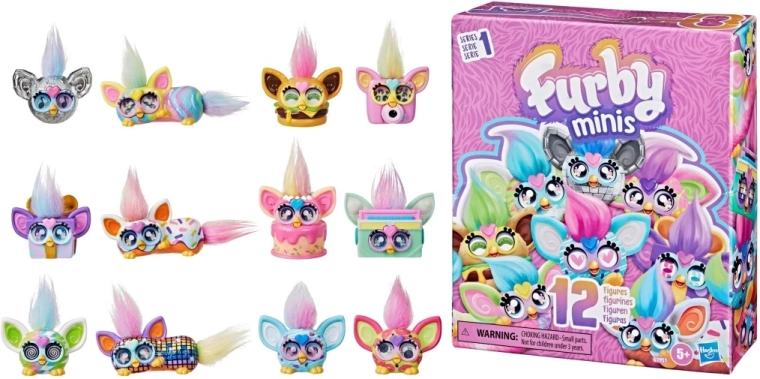 Furby minifigurák – nagy csomag, 12 db