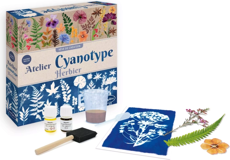 Sentosphere cianotípia – herbáriumi műhely