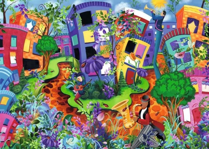 RAVENSBURGER Absztrakt katicavilág 1000 darabos puzzle