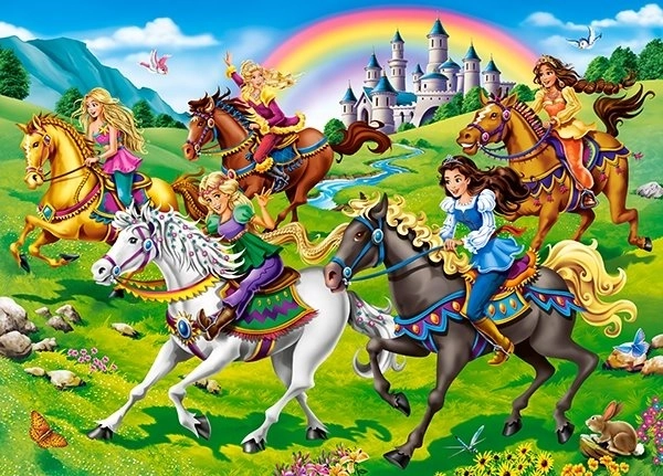 Puzzle Princess Horse Ride 260 darabos