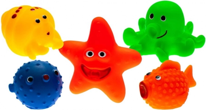 Fürdőjáték tengeri állatok 5 db