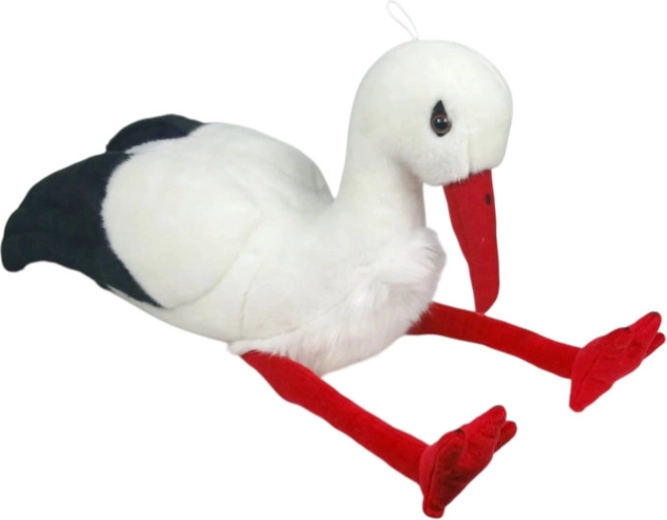 Plüss gólya 30 cm