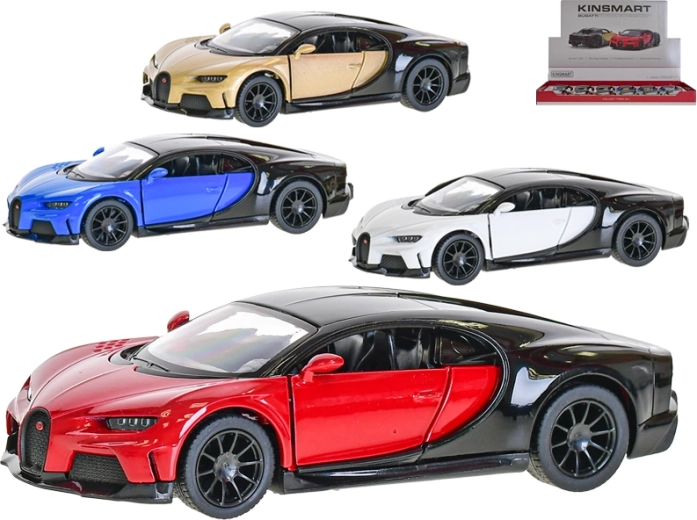 Fém autómodell Bugatti Chiron Super Sport 1:38 Kinsmart