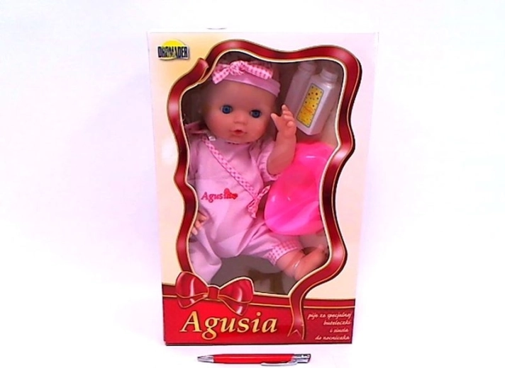 Agusia baba iszik és pisil, 48 cm