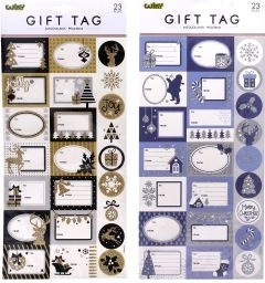 Karácsonyi ajándékmatricák 40,4x18,5 cm