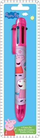 6 színű golyóstoll PEPPA MALAC