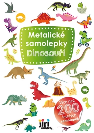 Metálfényű dinoszaurusz matricák