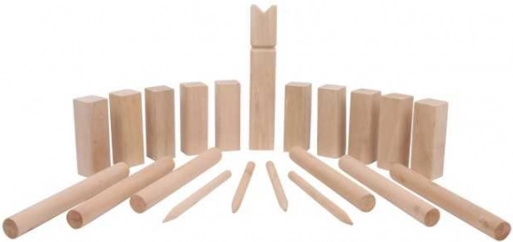Viking játék kubb Arthur – fa kültéri készlet small foot