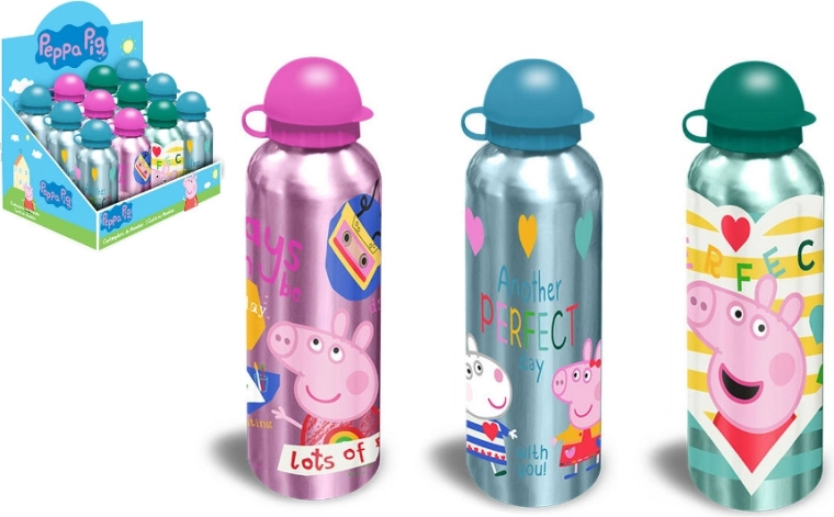Alumínium ivópalack PEPPA PIG motívummal, 500 ml