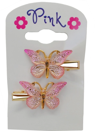 2 darab pillangó hajcsat készlet