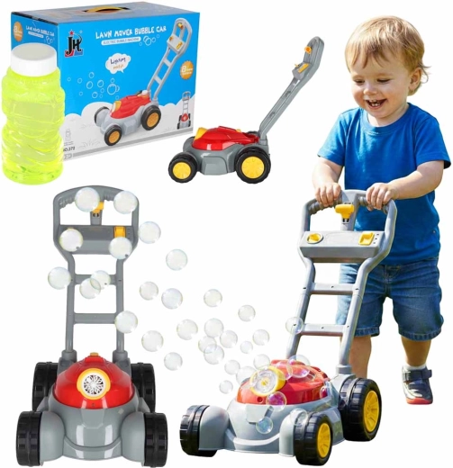 Gyerek buborékfújó fűnyíró fényekkel és hangokkal