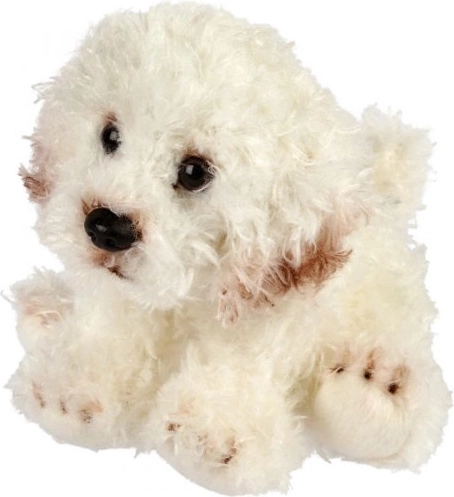 Plüss bichon kutya 13 cm