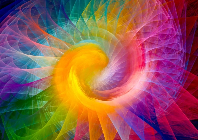 Szivárvány glória puzzle 1000 darab