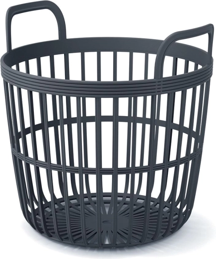 Zoe Basket kosár fülekkel, 36,4 cm – antracit